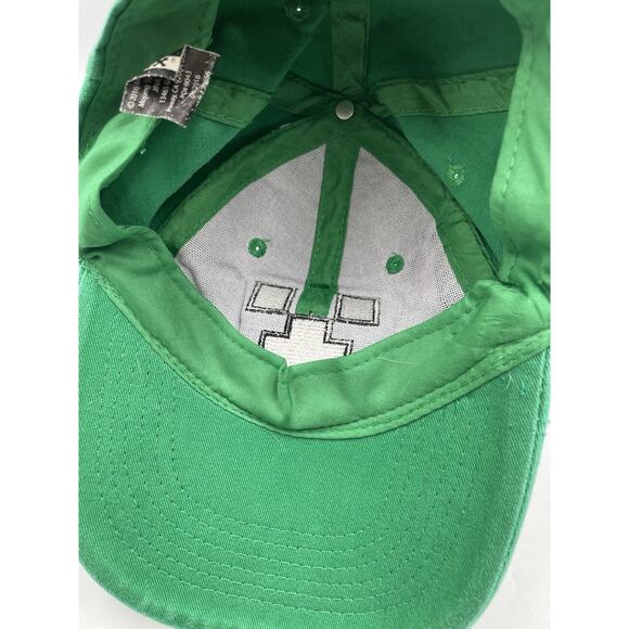 Minecraft Hat Cap Creeper Baseball Green Youth One size Adjustable SnapBack - Picture 7 of 7